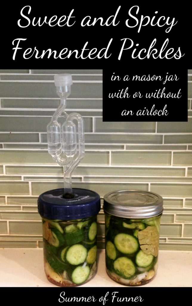 Sweet and Spicy Fermented Pickles