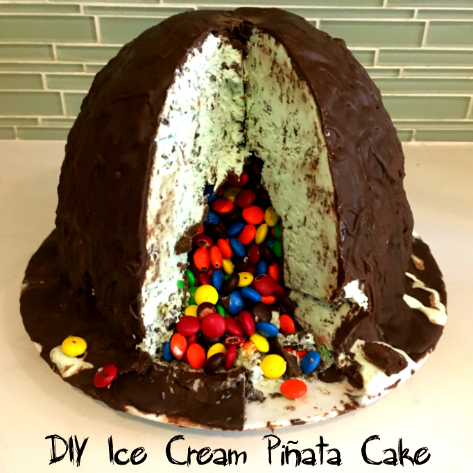 Summer of Funner's DIY Ice Cream Piñata Cake